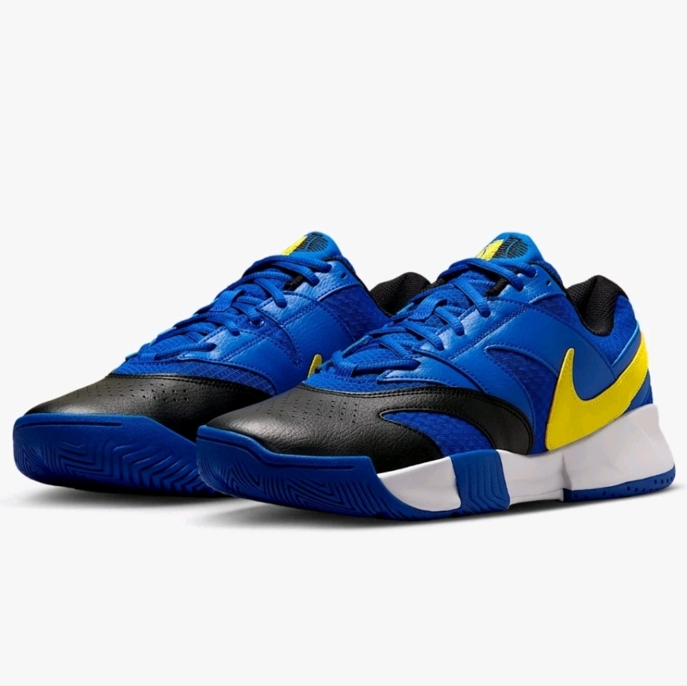 Nike Court Lite 4 Mens Tennis Shoes Sneakers Size-10.5 Racer Blue FD6574-401